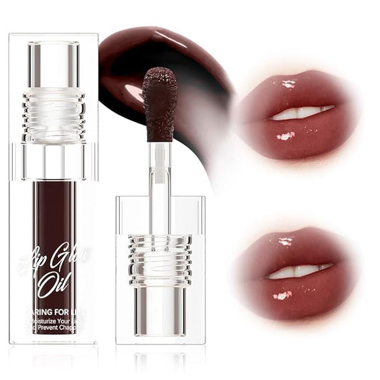 Magic Color Changing Lip Oil, 2024 New Warm Change Moisturizing Lip Gloss Hydrating Lip Oil, New Upgraded Magic Big Brush Color Changing Lip Oil Long Lasting Nourishing (Blackberry 05#)