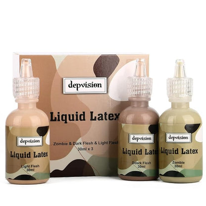 Depvision Liquid Latex 3 Colors Set White Fresh 60ml