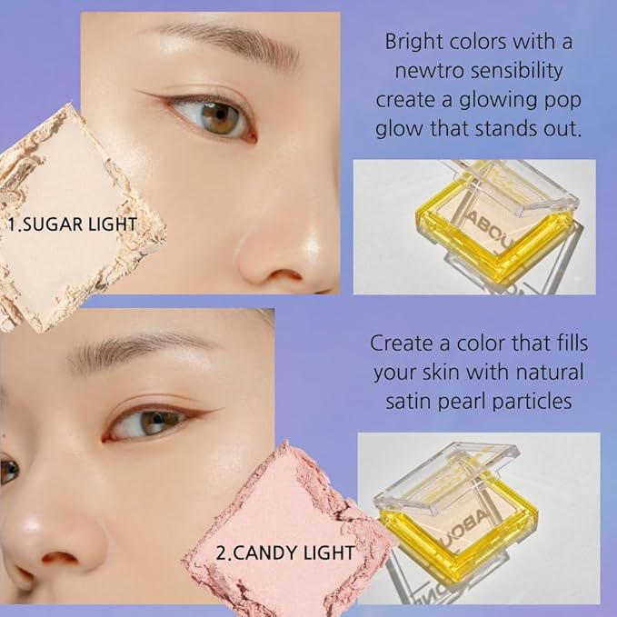 Light On Me Highlighter 2 Color - Makeup CANDY LIGHT) 26oz