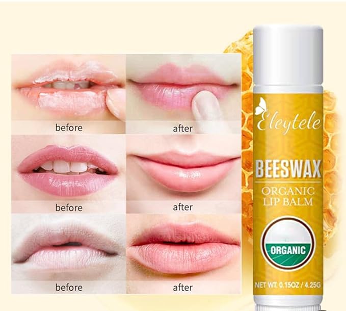 Organic Lip Balm Set - 6 Lips