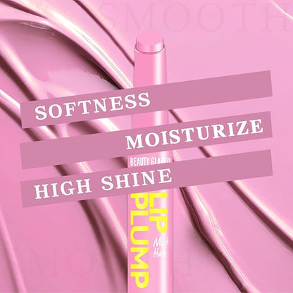 Lip Gloss Stick, Moisturizing Jelly Solid Glow-Pink