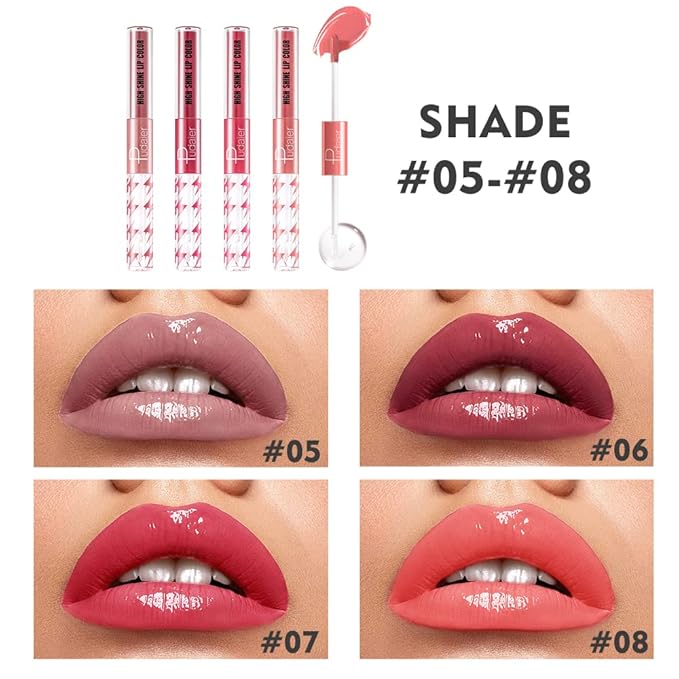 High Shine Lip Gloss with Clear Fixed Color High