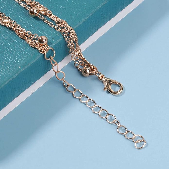 Boho Coin Disc Necklace Choker Gold