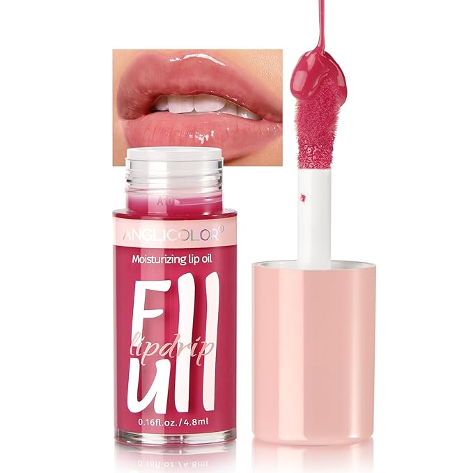 Lip Glow Oil Hydrating 6 Colors, Moisturizing & Glow