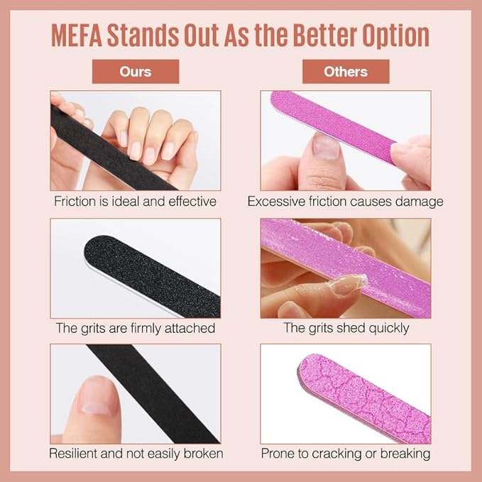 Mefa nail file, 10 pack