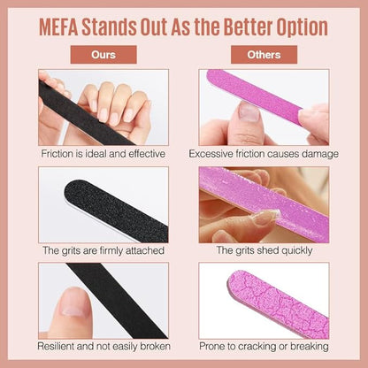 Mefa nail file, 10 pack