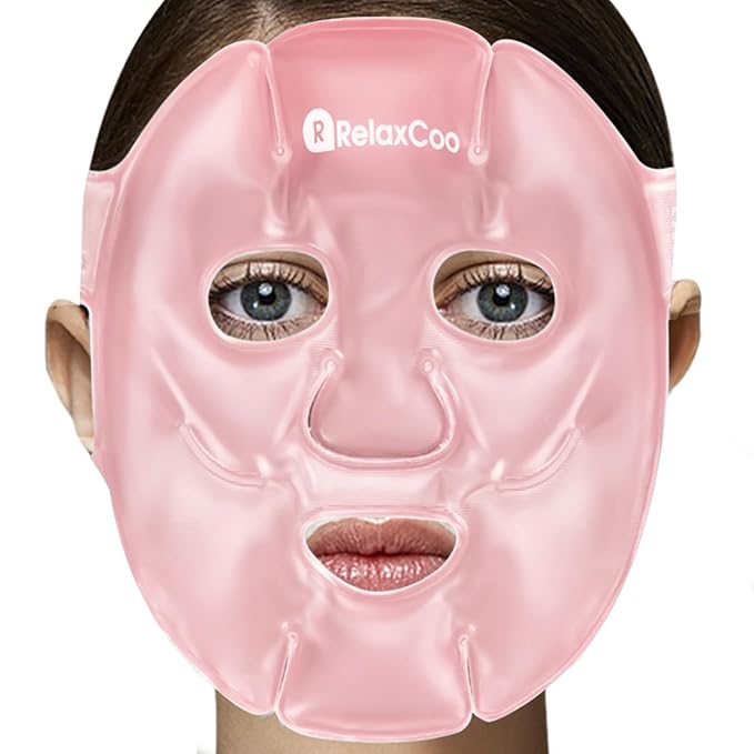 Cold face eye mask ice