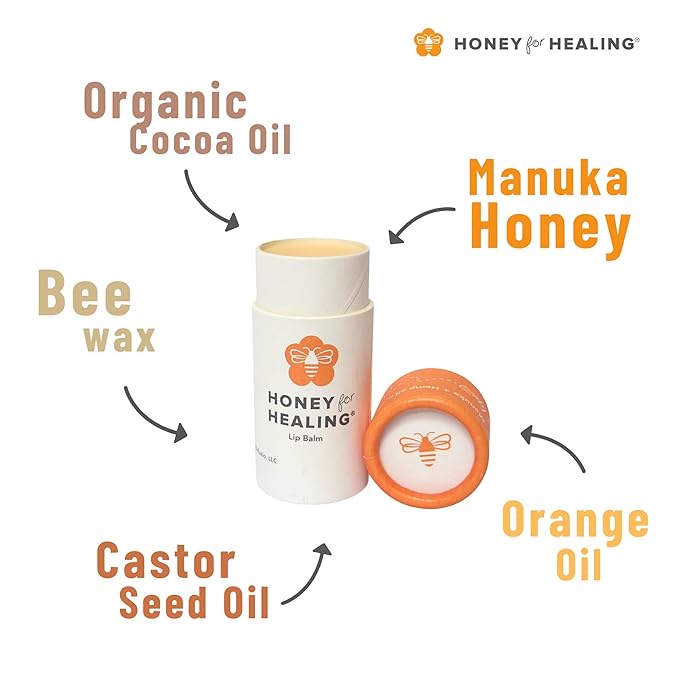Lip Balm Moisturizer with Manuka Honey (Natural)