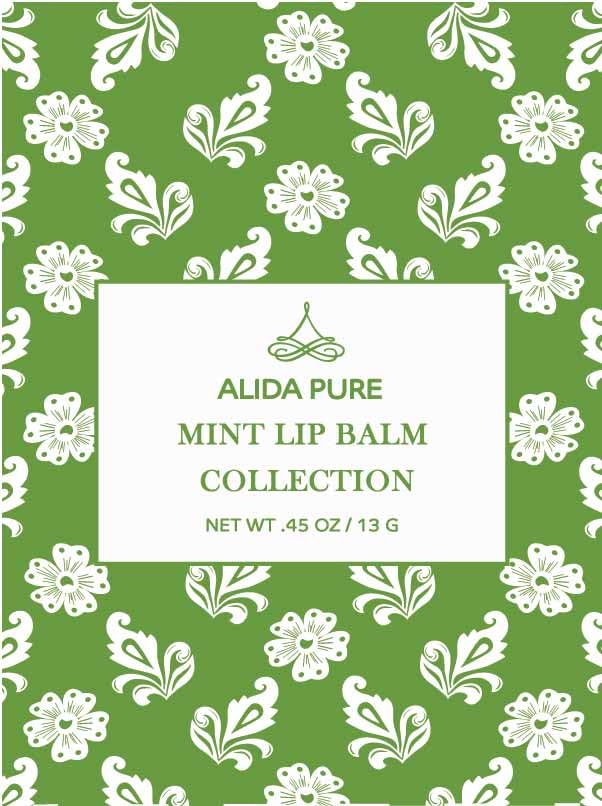 ALIDA PURE Mint Lip Balm Collection, Lips,