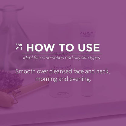 Alchimie Forever Kantic Light Clarifying Cream Benzene-Free Clears Blemish & Acne Prone Skin, Anti Aging Facial Moisturizer 1.7 fl oz