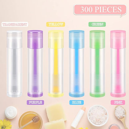 Sumind 300 Pieces Colorful Lip Balm ml