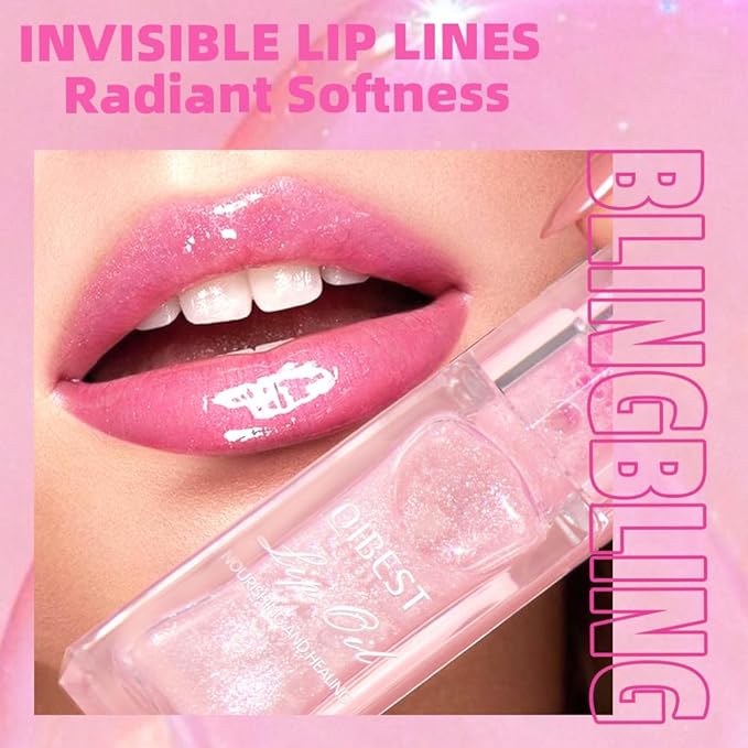 Yasovigi Magic Color Changing Lip Oil, Plumping Moisturizing Lip Oil, Big Brush Plumping Lip Gloss Non-sticky Lip Primer