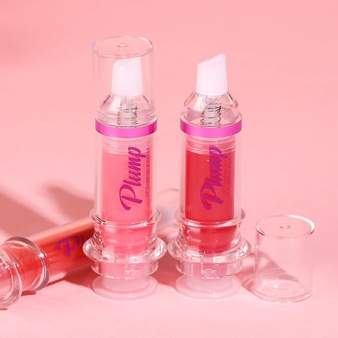 Lip Plumper Gloss,Natural Spicy Lip Plumping