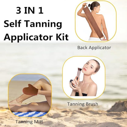 3 Pack Self Tanning Mitt Applicator Tanning Mitts Self Tanner Kit Self Tanner Mitt Applicator Self Tanning Glove for Self Tan Mitt Applicator Sunless Tanner Mitt Self Tanner Mit Self Tan Mit