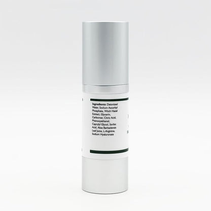 Professional Vitamin C Serum for Face with L-Ascorbic Acid 10% and Hyaluronic Acid. Refreshing Anti-Aging Face Treatment. Illuminating Hydrating Serum for Women and Men. 1floz Pump