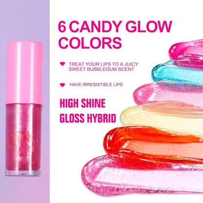 Jelly Lipstick Hydrating Lip Glow Oil, Plumps Moisturizing Hydrating