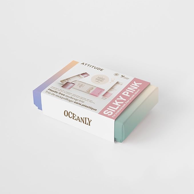 ATTITUDE Silky Pink Makeup Box Set,