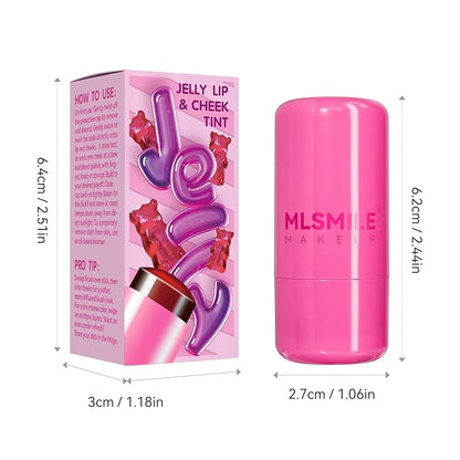 2PCS Cooling Water Jelly Tint Blush Stick Lips Cooling