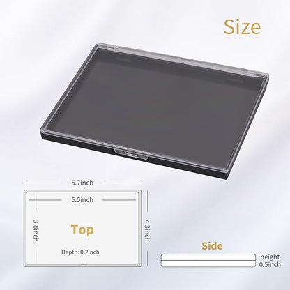 AJLTPA Magnetic Makeup Palette with Clear Top, Empty