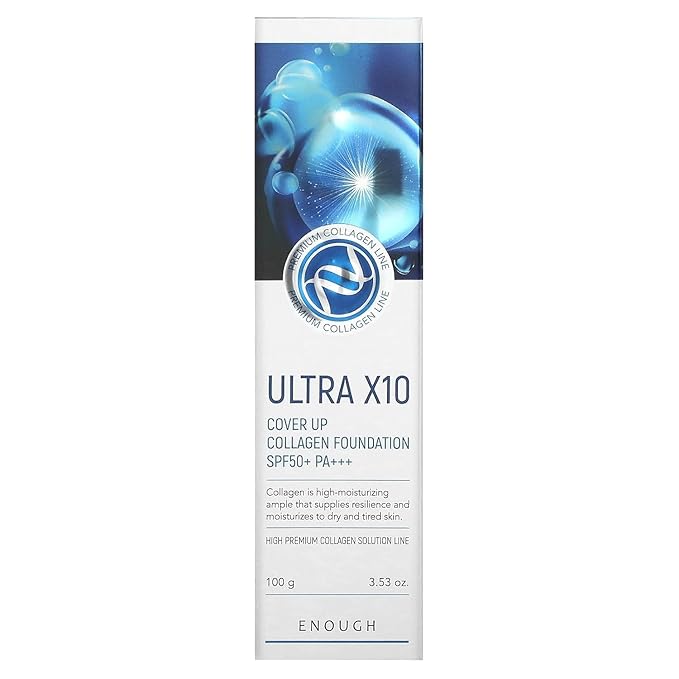 Enough Ultra 10X Cover Up Collagen Foundation, SPF 3.53 oz