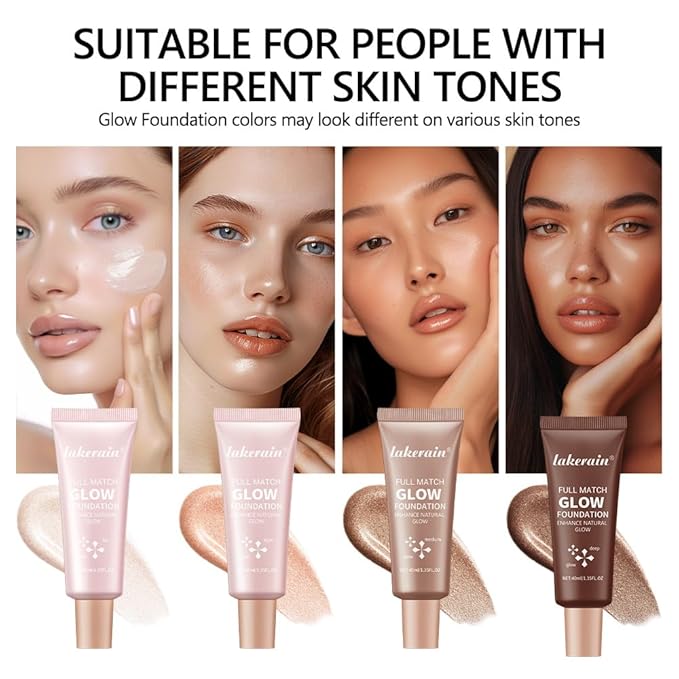 Full Match Glow Foundation, Enhance Foundation Natural Glow,