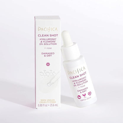 Pacifica Clean Shot Hyaluronic and Flowers 5 Percent 0.8 oz