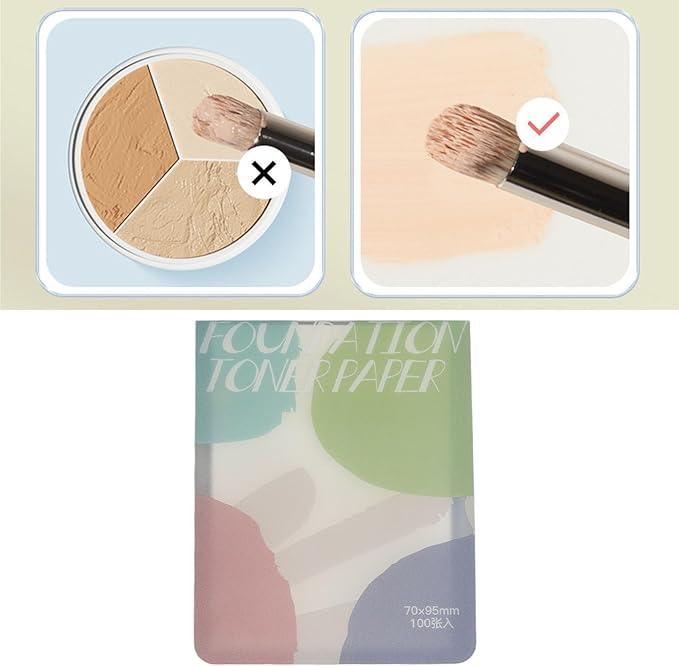 200 Sheets Nail Art Cosmetic Palette Paper Disposable