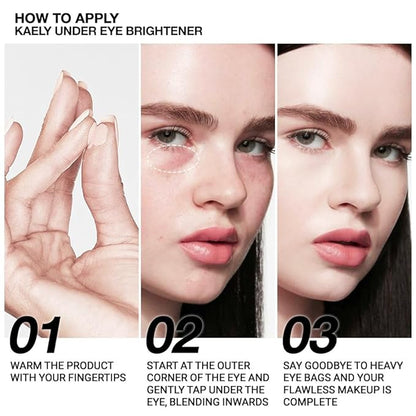 evpct 2Pcs under Eye Brightener, Nourishing Luminous under & 04#