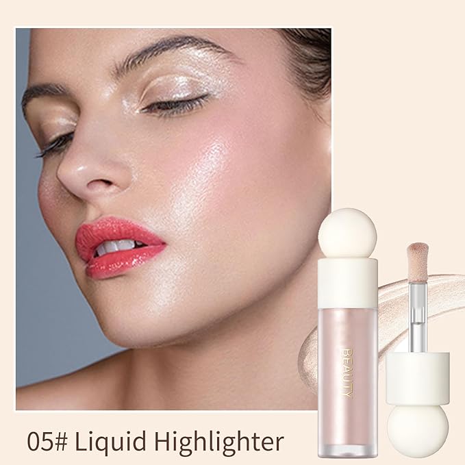 Erinde 3 Colors Liquid Highlighter Blush Contour Set,