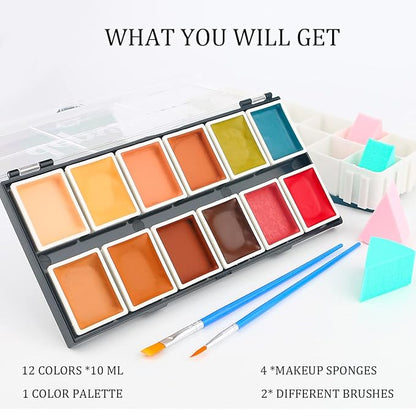 Depvision SFX 12 Color Flesh Tone Alcohol Activated