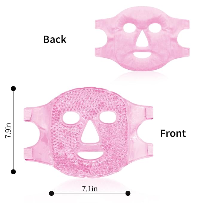 Cold face eye masks ice