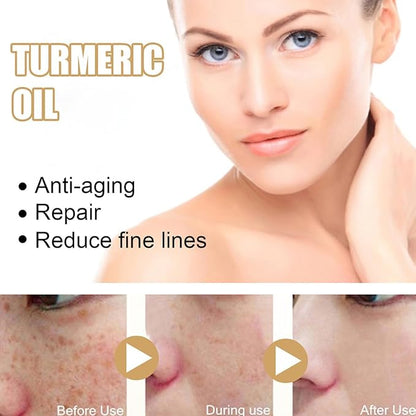 2Pack Turmeric Corrector Serum, Natural Turmeric Repair Face Serum for Face, Hydrate and Dry Skin