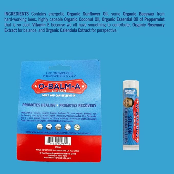 Barack Obama's O-Balm-A Lip Balm Tube,