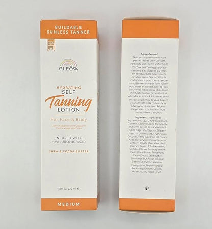 Self Tanner New 2024 Self Tanning Lotion for Face & Body, Indoor Tanning Lotion, Sunless Tanner, Fake Tan Lotion, Face Tanner Quick Tan 7.5 oz