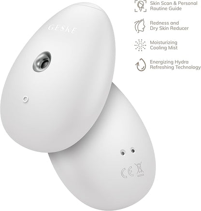 SmartAppGuided™ Facial Hydration Refresher | 4 in 1 | Water Atomizer | Moisturizing Spray Machine | Face Mister | Humidifier for Natural Glow | Reduce Redness & Dry Skin