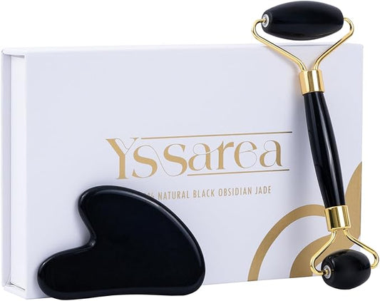 Yssarea Obsidian Roller and Gua Sha