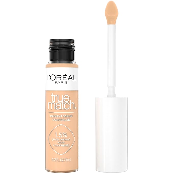 L’Oréal Paris True Match Radiant Serum Concealer, Brightening Caffeine, N5, 0.33 Oz