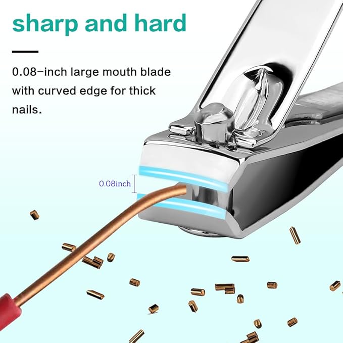 Nail clippers, 12pcs toenail fingernail