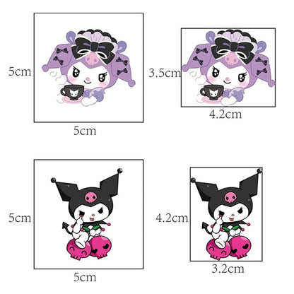 40pcs Kuomi Temporary Tattoos for Kids, kuro-mi Party Gifts (Klm)