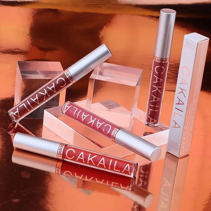 KARNAR 3Pcs Lipstick Matte Liquid Lipstick Lipgloss Se