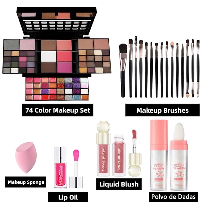 74 Colors Makeup Kit - Makeup