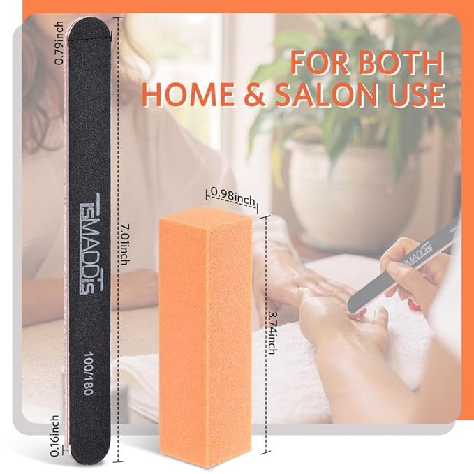 TsMADDTs Nail Files and Buffer,