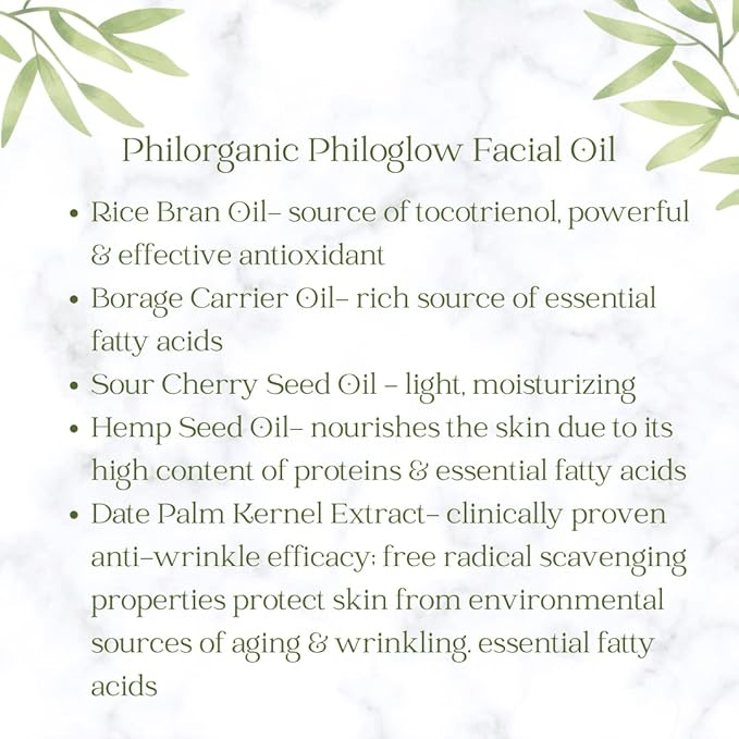 Philorganic Sustainable Facial Care Kit- Organic Trio Set- Cleanser, Hyaluronic Serum, & Oil - Self-Care Spa Moment & Gift - Small Batch USA Made