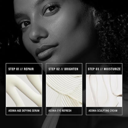 Aeonia Eye Refresh, Certified Space Technology Skincare – Hydrating & Anti-Aging Eye Cream with Bacillus Lysate, Reduces Fine Lines, Puffiness & Dark Circles, Firming & Illuminating Formula, 0.5 Fl Oz