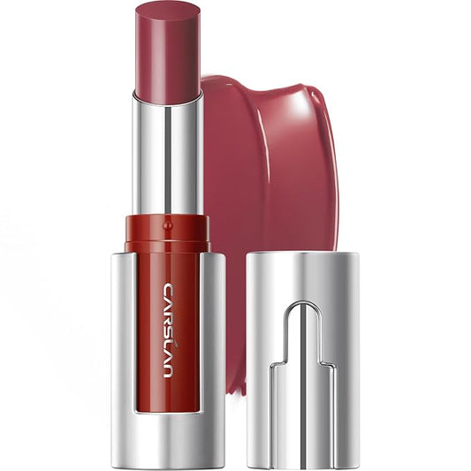 Essence Lipstick, Moisturizing, Plumping, Shiny Lip Color, Non Sticky Lipstick with Vitamin E, Sooth, Soften Lip, J306