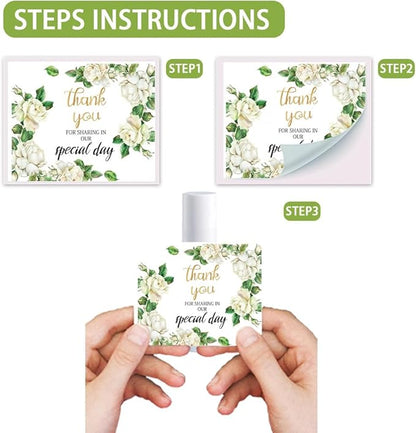 OLYCRAFT 100Pcs Self-Adhesive Lip Balm Tag Wrapping