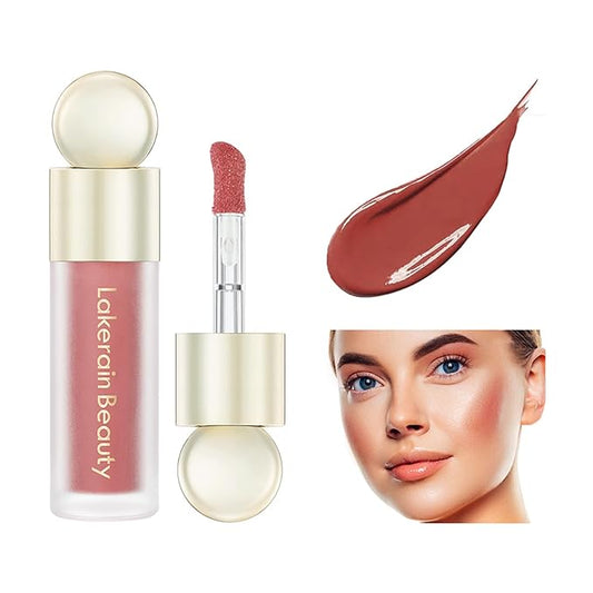 Liquid Blush, Natural Matte Finish Looking, Dewy Cheek Red 04)