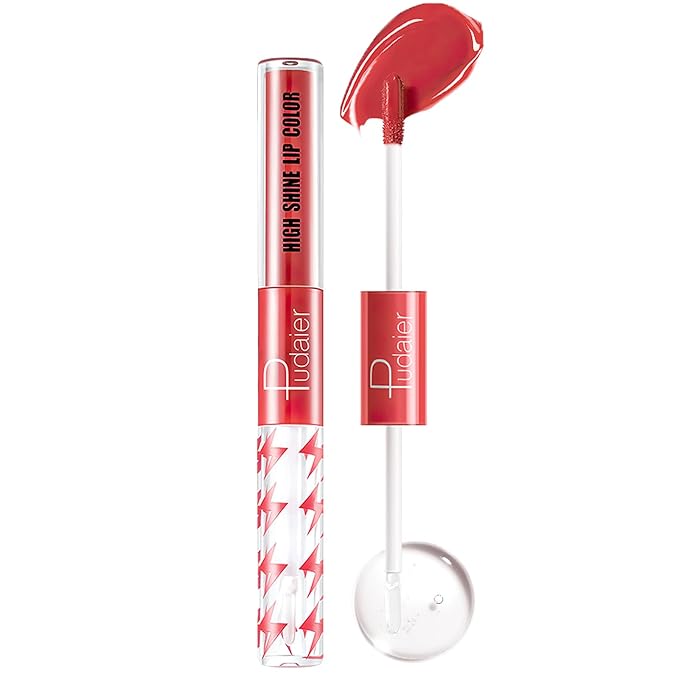 MIELIKKI Liquid Lipstick with Clear Lip Gloss, Dual Gloss,