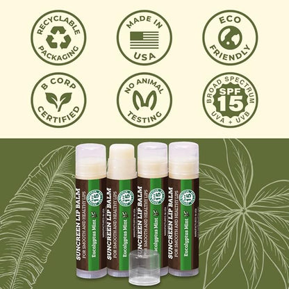 SPF Lip Balm 4-Pack by Earth's