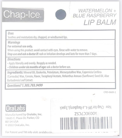 Chap-Ice SPF 4 Premium Lip Balm,